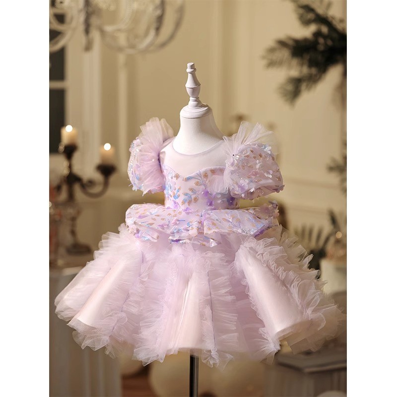 New Girls' Dress Birthday Puff Gauze Skirt Summer