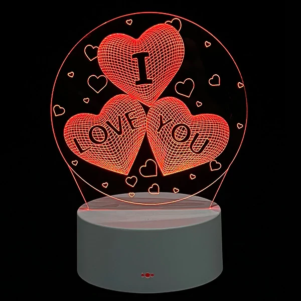 Heart Design LED Night Light