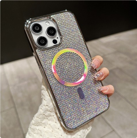 Phone Case Rhinestone Electroplating Protective Sleeve