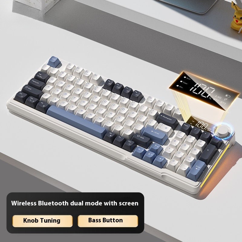 Wireless Bluetooth Keyboard Mouse Suit Mechanical Feeling