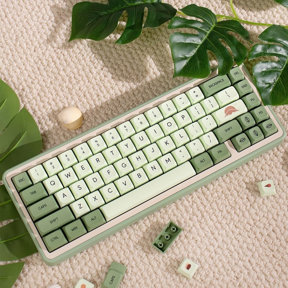 124 Key Matcha Themed PBT Sublimation Keycap