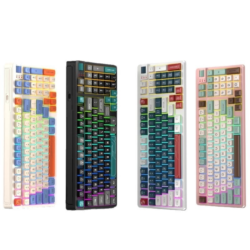 Combination Of Three Color Luminous Machinery Feel Desktop Computer