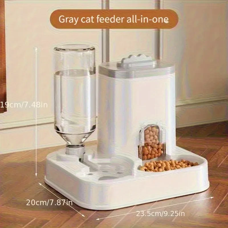 2-in-1 Automatic Pet Feeder & Water Dispenser