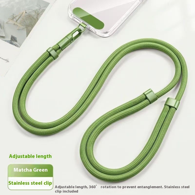 Mobile Phone Portable Adjustable Short Anti-theft Clip Strong Lanyard