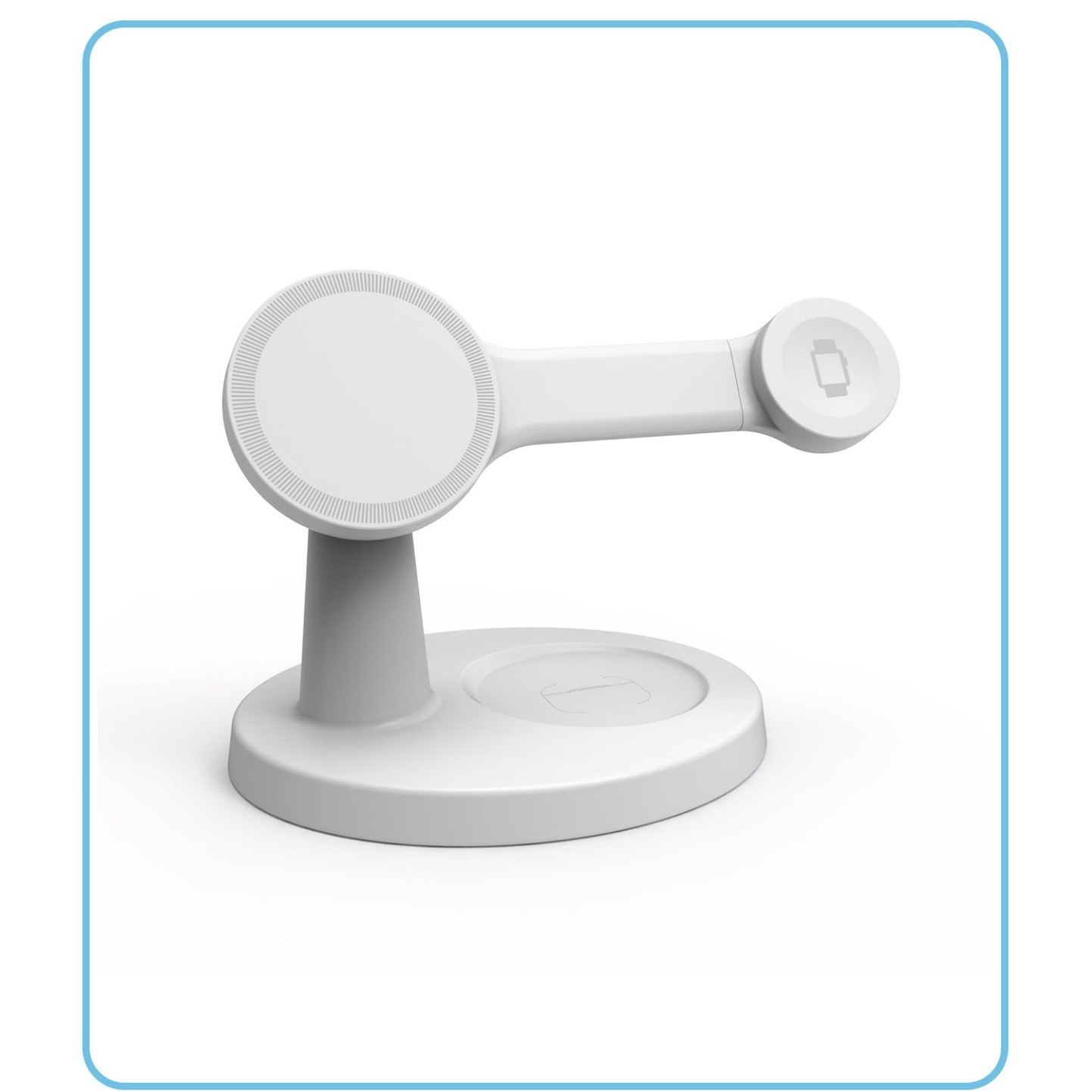 Magnetic Wireless Charger Electrical Desktop Bracket 15W Fast Charge Mobile Phone Headset Watch Wireless Charger