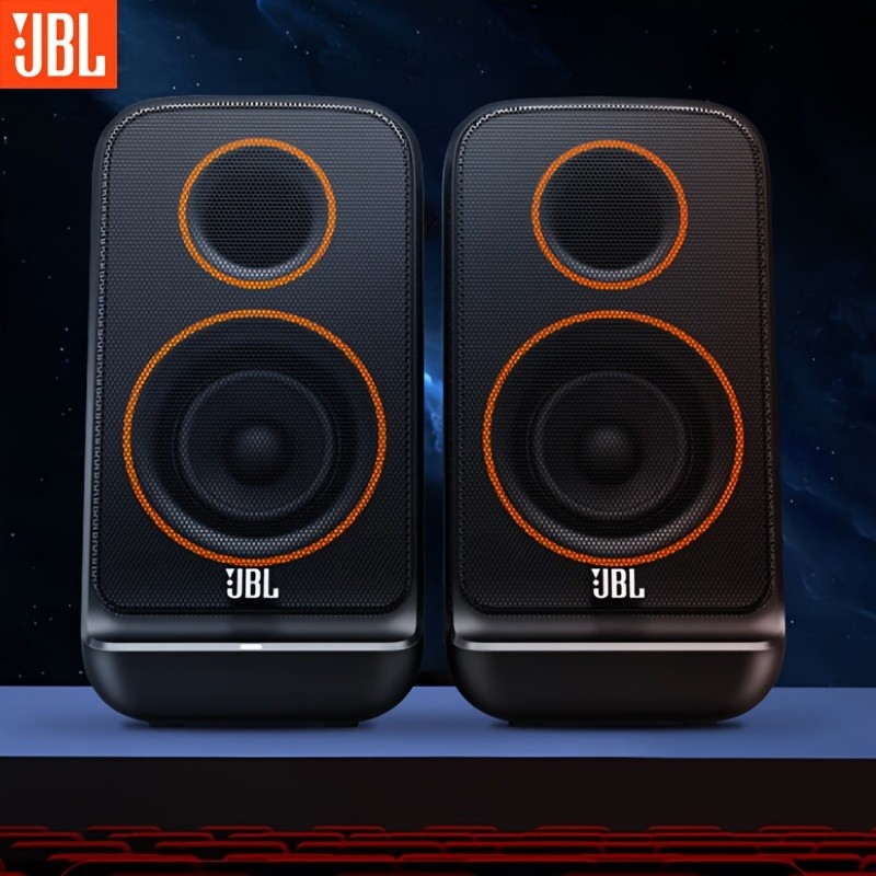 JBL PS3500 Stereo Wireless Desktop Speakers for Gaming, Home Theater, TV & Mobile Devices