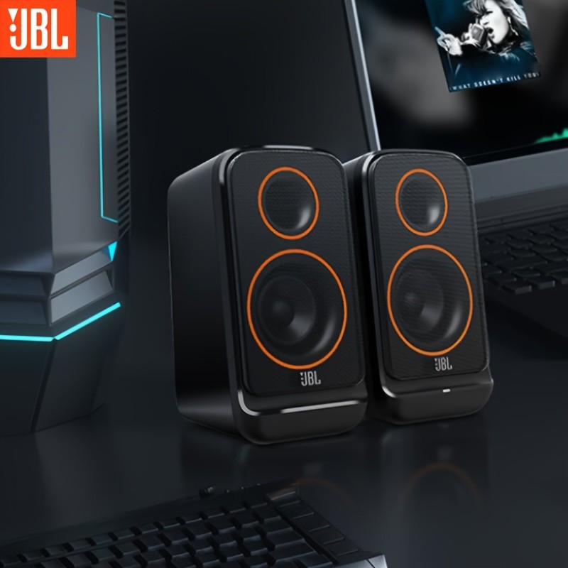 JBL PS3500 Stereo Wireless Desktop Speakers for Gaming, Home Theater, TV & Mobile Devices