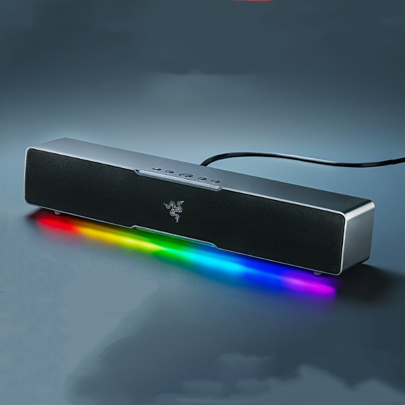 Razer Leviathan V2 X Gaming Speaker with Powerful Bass and RGB Lighting Effects