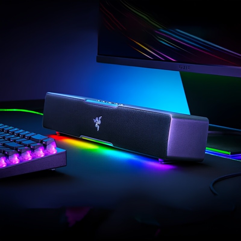 Razer Leviathan V2 X Gaming Speaker with Powerful Bass and RGB Lighting Effects