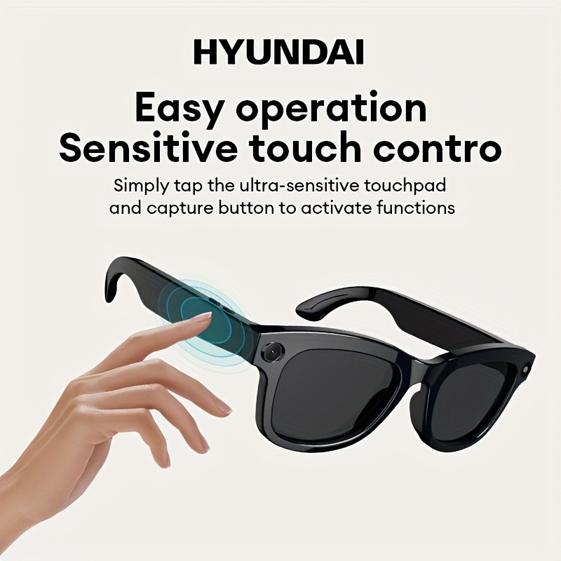HYUNDAI M01 Long-Lasting Battery Glasses for Professionals in All-Day Meetings