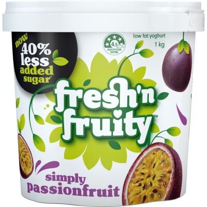 Yoghurt Passionfruit Reduced Sugar