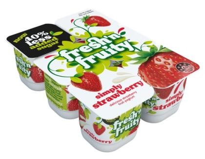 Yoghurt Strawberry Reduced Sugar 125g