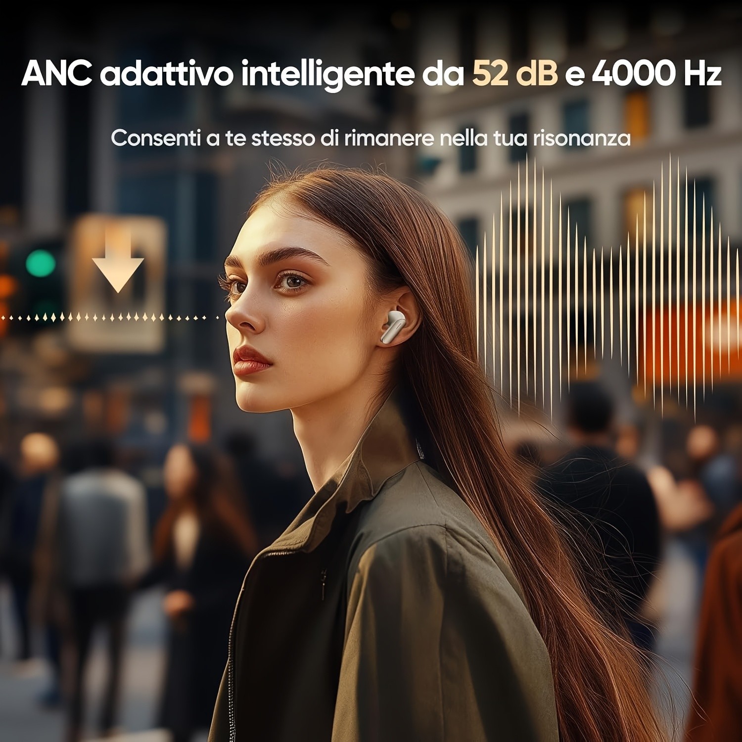 realme Buds Air 7 True Wireless Earphones 12.4mm Titanium Bass Driver, Intelligent ANC, 52 Hours Battery Life