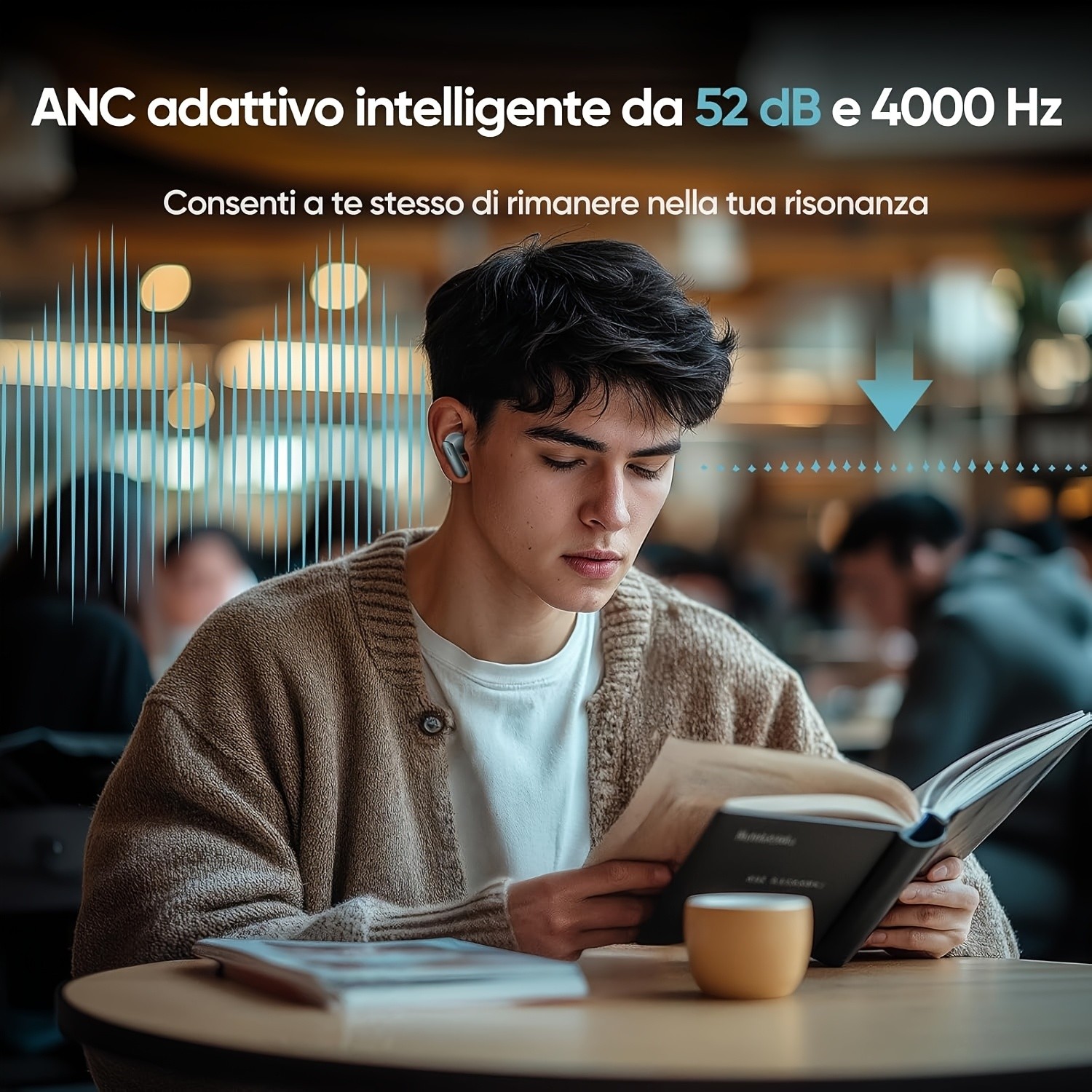 realme Buds Air 7 True Wireless Earphones 12.4mm Titanium Bass Driver, Intelligent ANC, 52 Hours Battery Life