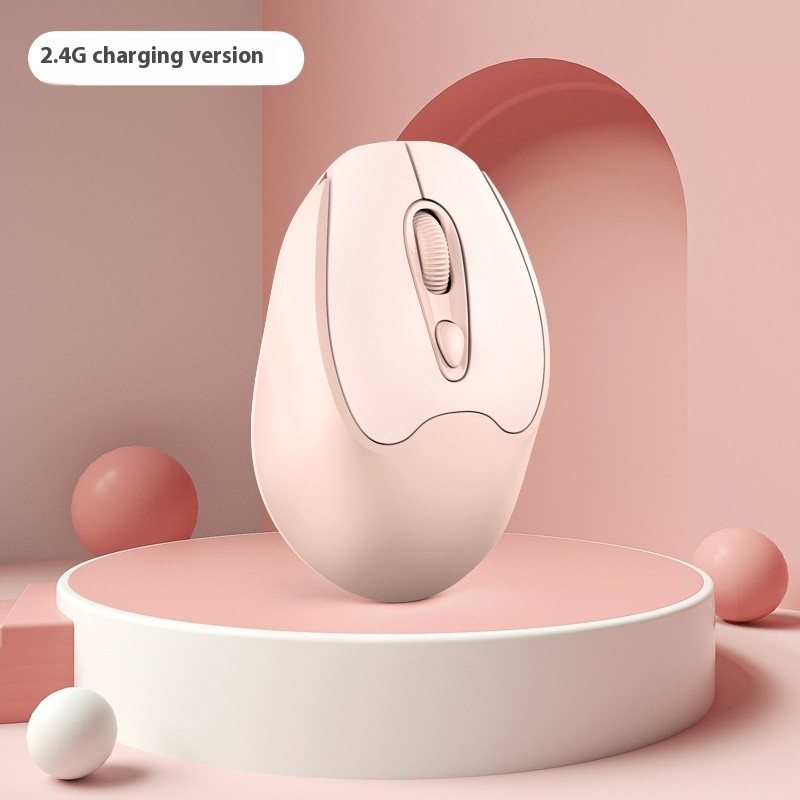 Dual-mode Bluetooth Wireless Mouse Charging Mute Office Game Applicable To Mobile Phones And Tablets
