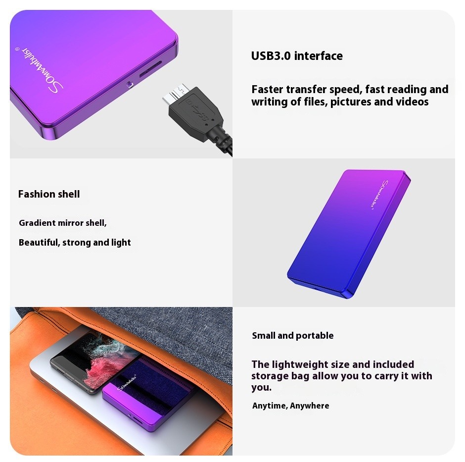 Mobile Hard Disk External Large Capacity 1T