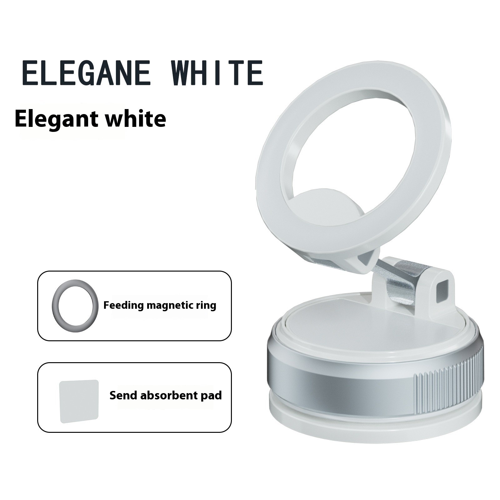 Magnetic Car Navigation Phone Holder Vacuum Sucker