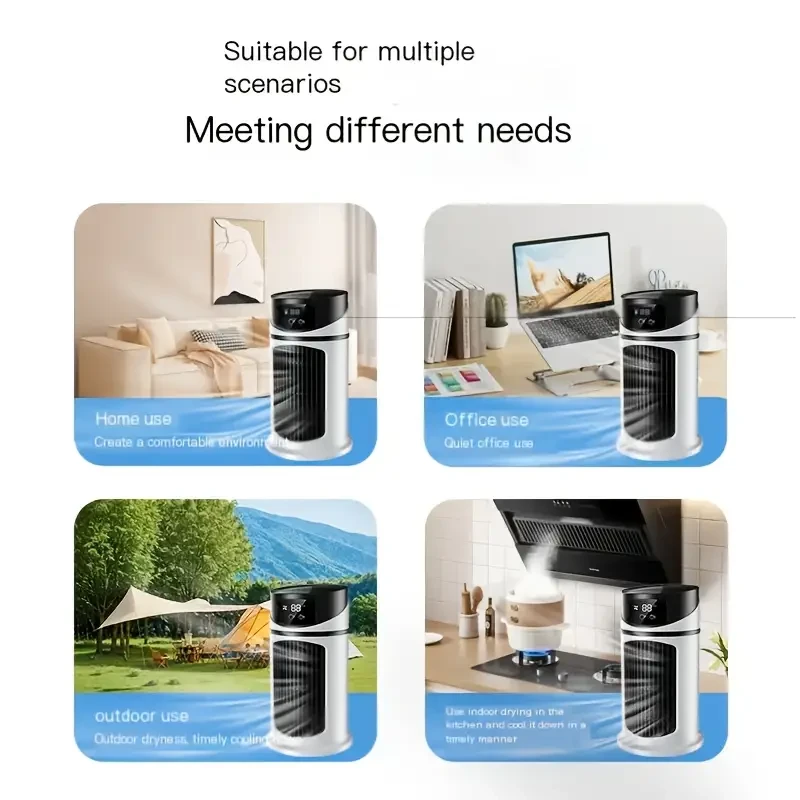 USB 3-in-1 Portable Air Cooler & Humidifier