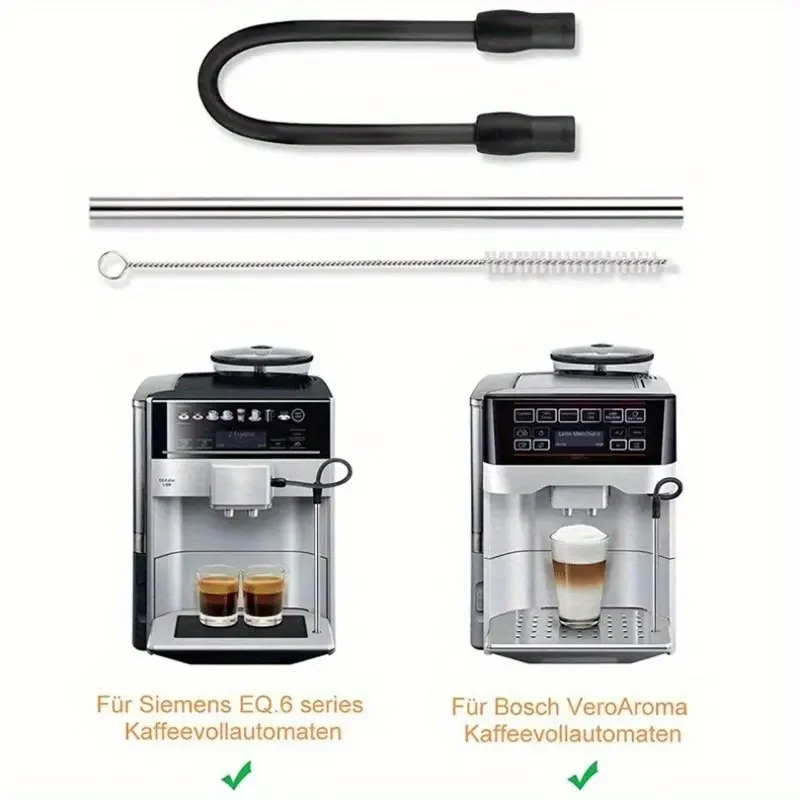 2 Sets Milk Replacement Tubes for Siemens Coffee Machine