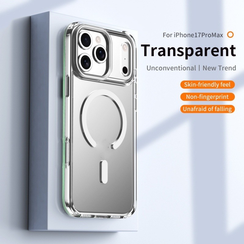 Magnetic Shell Suitable For 17propromax Phone Case Transparent