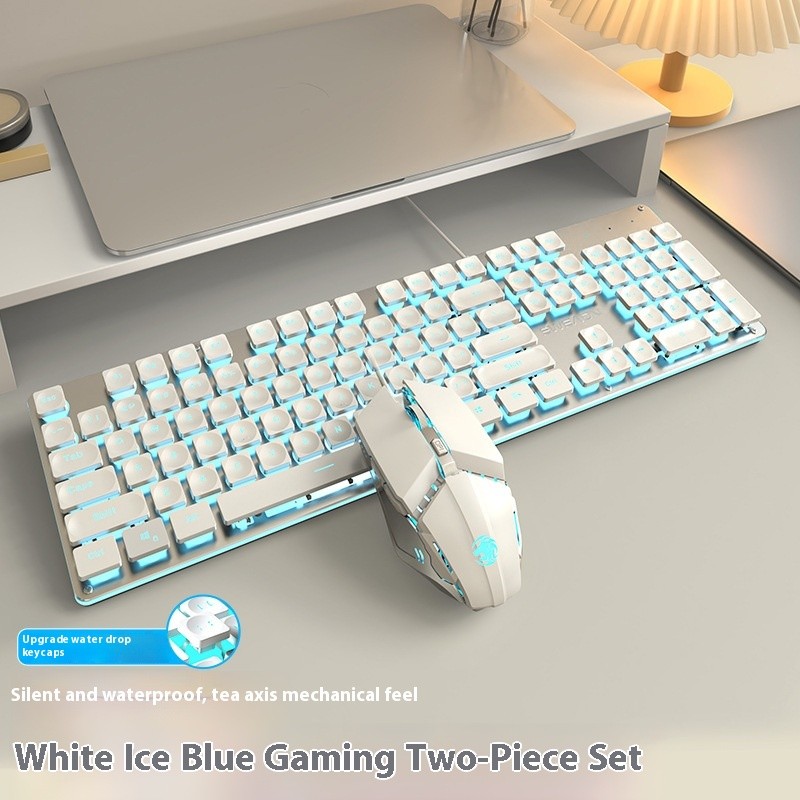 Button Mute Keyboard Wired Comfort Mechanical Feeling Suit