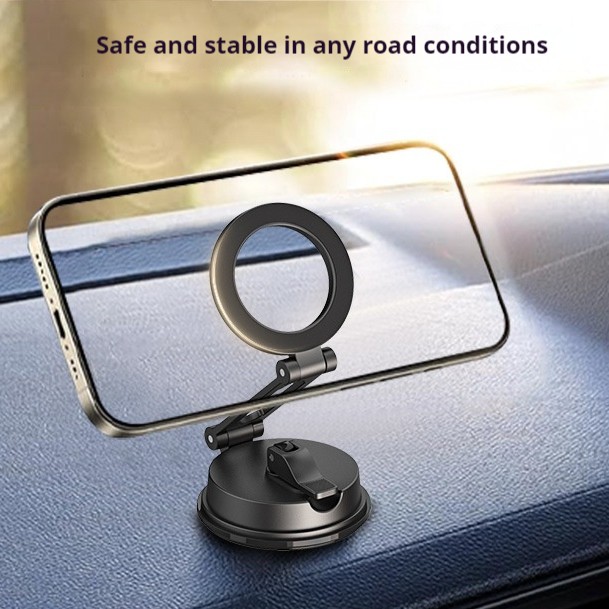 Suction Cup Magnetic Phone Holder Car Vehicular Use
