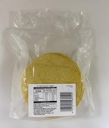 Tortilla 6 Inch Corn Yellow