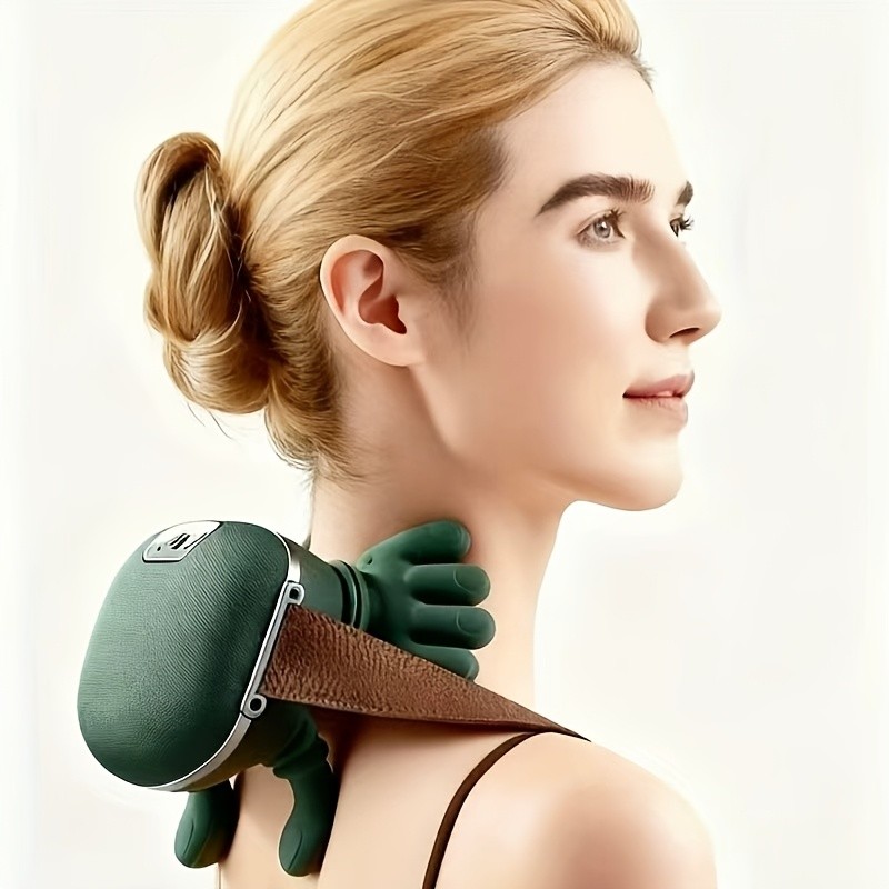 USB-Powered Neck and Shoulder Heating Massage Device