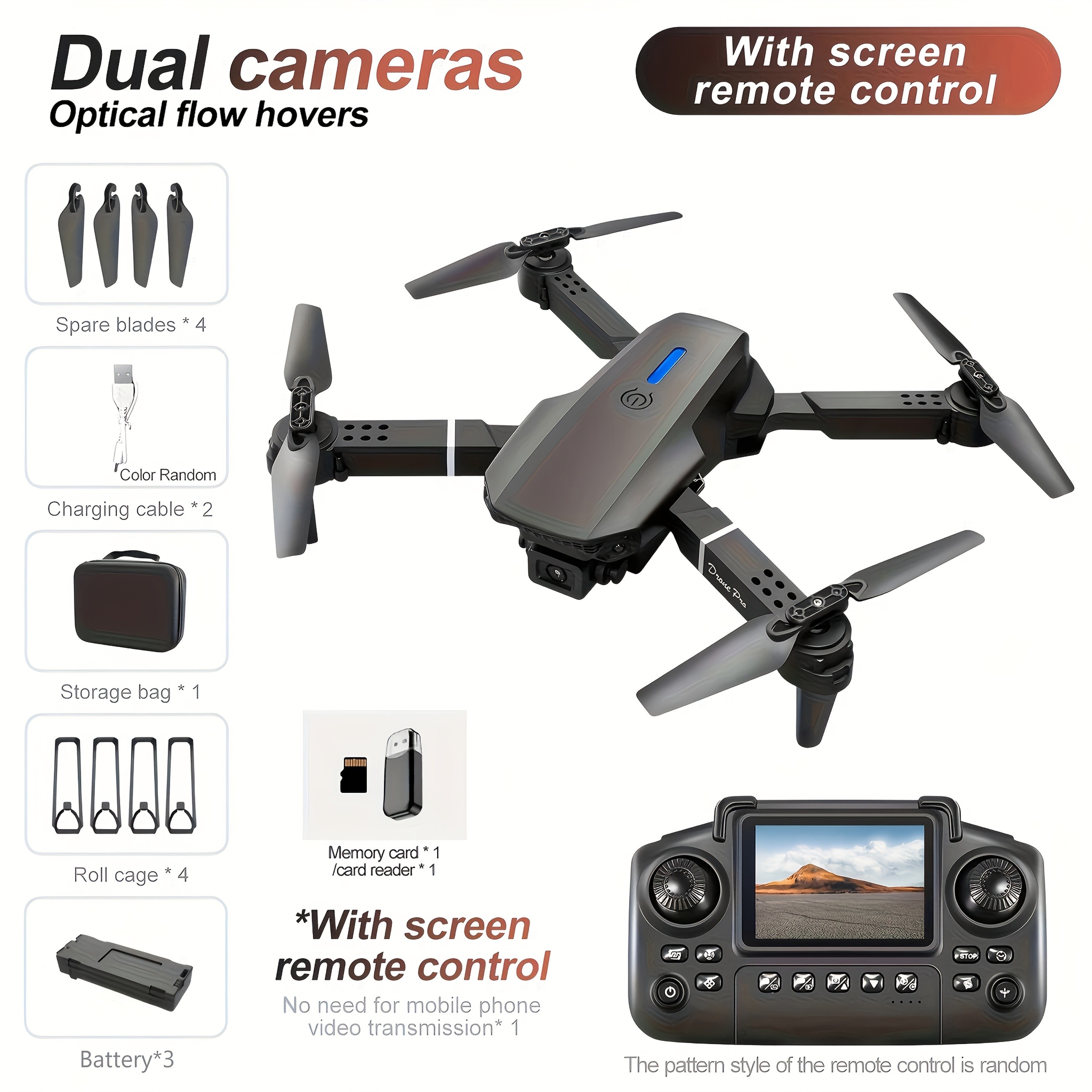 New E88S Drone with Screen: The Ultimate High-Definition Quadcopter for Beginners