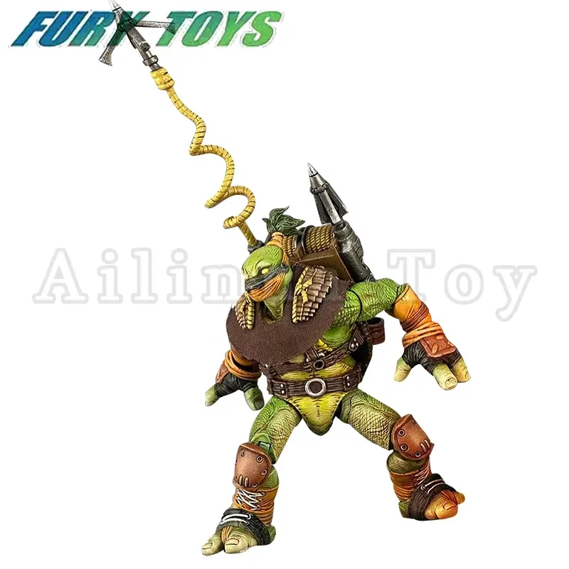 Color: Pink - Fury Toys 1/12 5inches Action Figure Wave 3 Rage Samurai Force Turtle Summer Anime Model