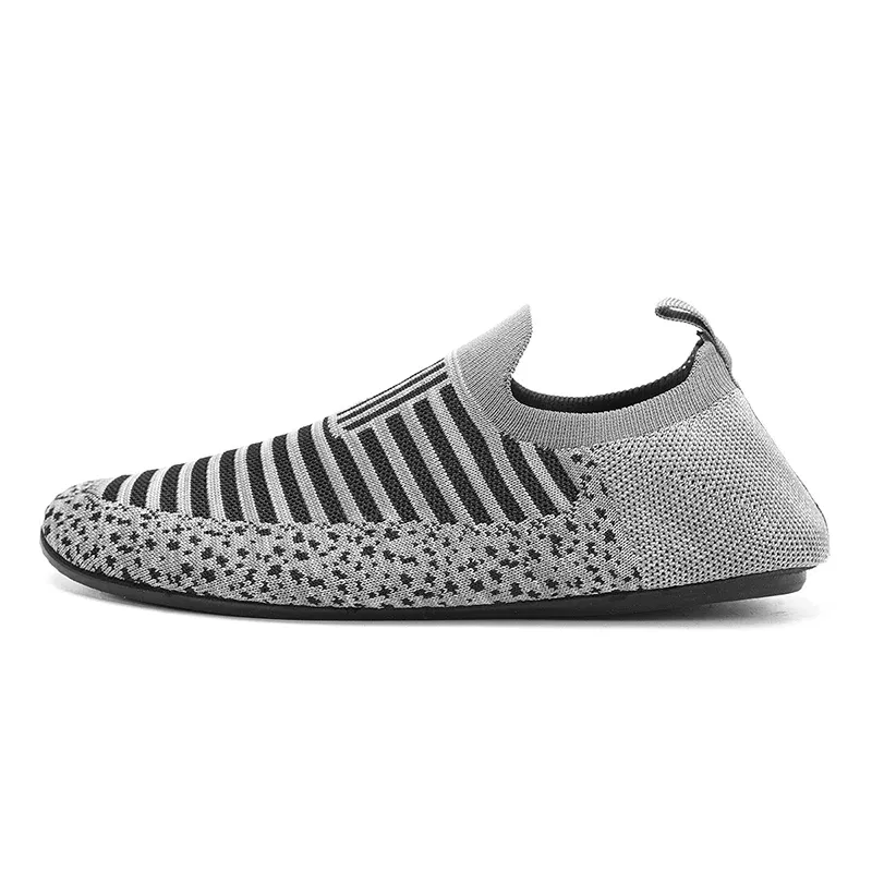 Color: WHITE, Shoe Size: 44 - MAEDEF Mens Shoes Comfortable Casual Shoes Men Home Slippers Lightweight Breathable Walking Moccasins Thin Bottom House Shoes