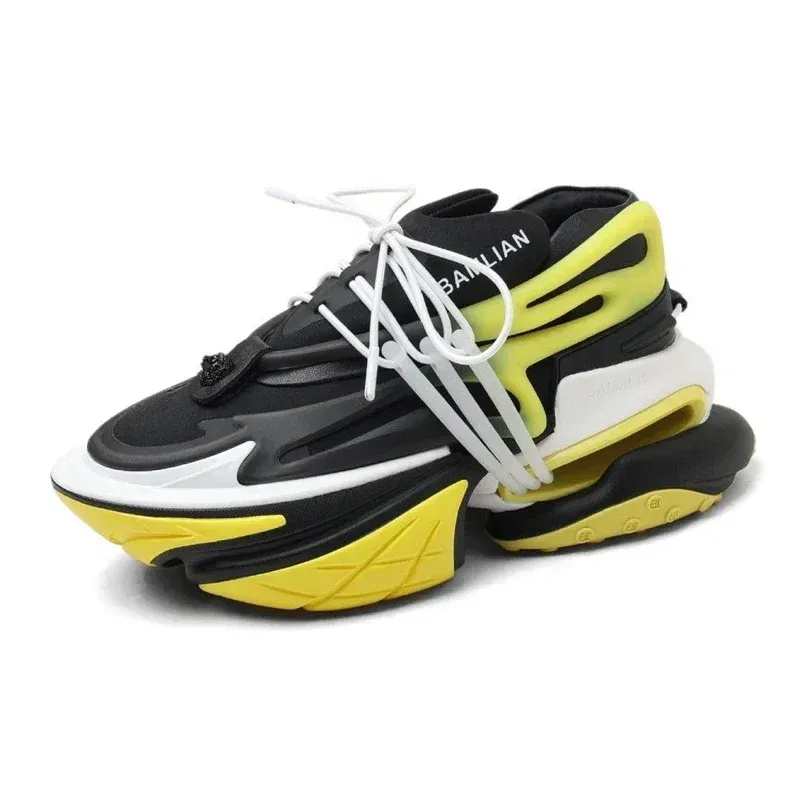 Color: Yellow, Shoe Size: 37 - High-quality Unisex New Breathable Anti-slip Shock-Absorbant Sneakers Kids Outdoor Rubber Anti Slip Sports Training Shoes