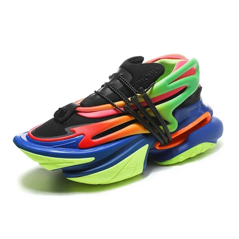 Color: Beige, Shoe Size: 41 - High-quality Unisex New Breathable Anti-slip Shock-Absorbant Sneakers Kids Outdoor Rubber Anti Slip Sports Training Shoes