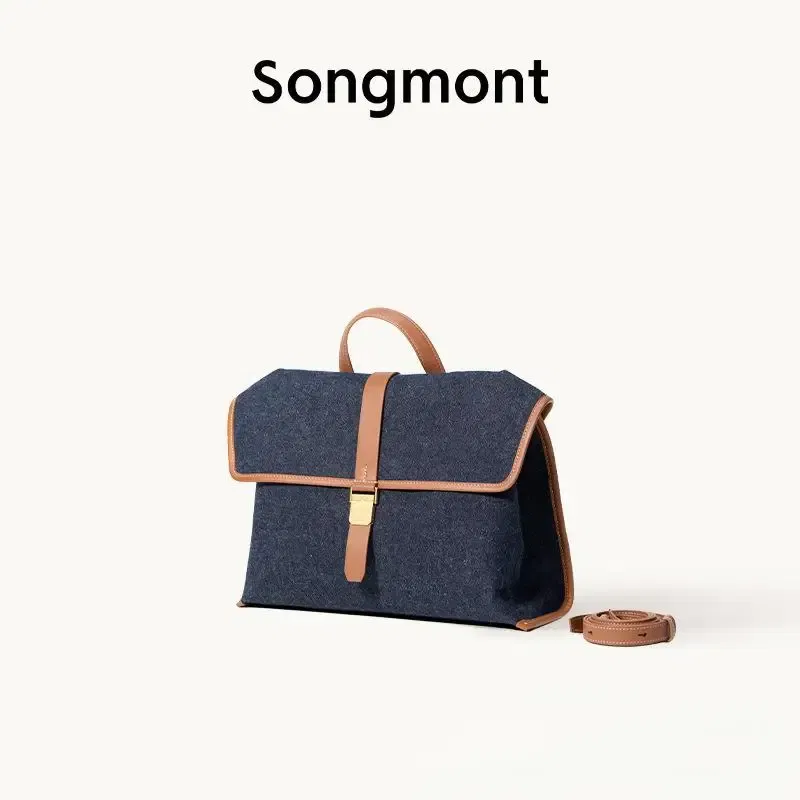 Color: Brown - Songmont Mountain Rambler Backpack, Unisex Convertible Briefcase for Work Commute & Crossbody Carry