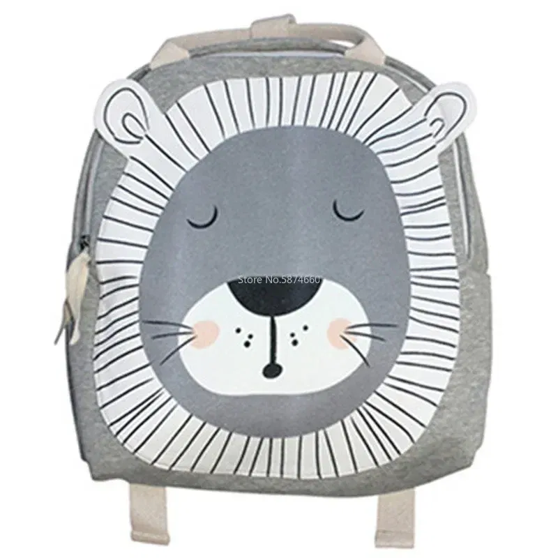 Color: Gold - Children Backpack Toddler Kids School Backpack for Baby Kids Cute School Bag Boy Girl Light Bag Rabbit Butterfly Lion Bag