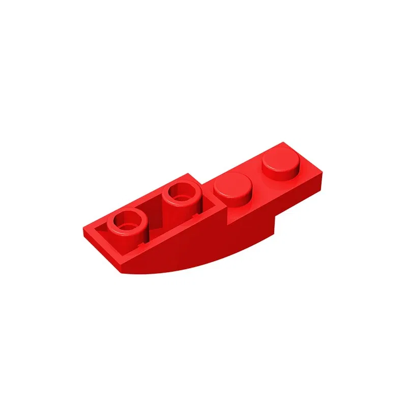 Color: RED - Gobricks GDS-731 BRICK 1X4X1 INV. BOW compatible with lego 13547 children's DIY Educational Building Blocks Technical