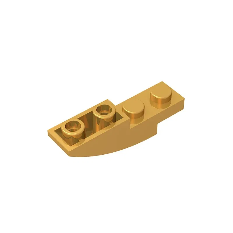 Color: RED - Gobricks GDS-731 BRICK 1X4X1 INV. BOW compatible with lego 13547 children's DIY Educational Building Blocks Technical