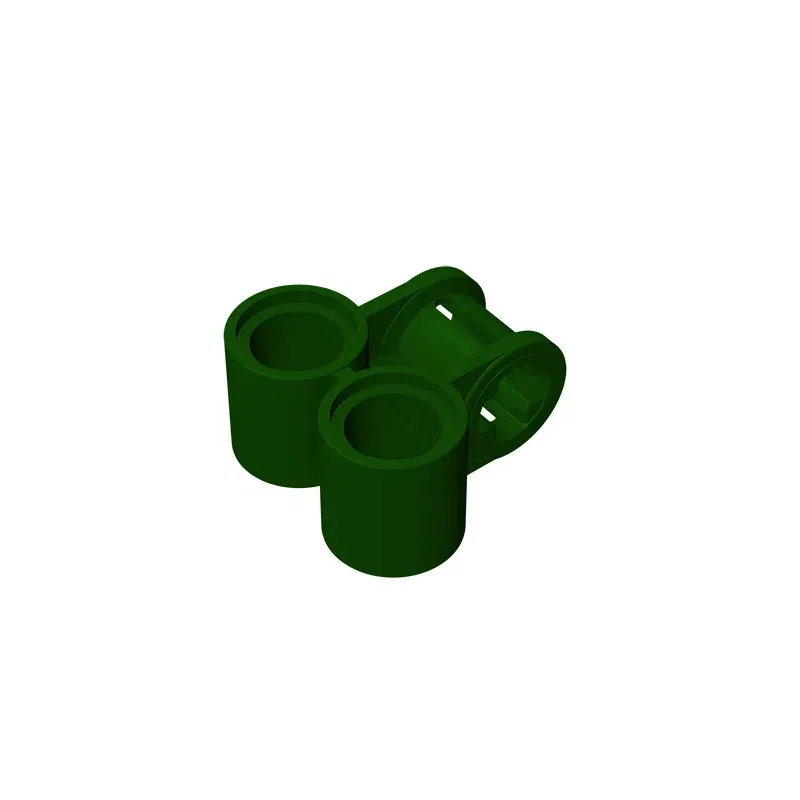 Color: Orange - Gobricks GDS-927 Technical, Axle and Pin Connector Perpendicular Double compatible with lego 32291 pieces of children's DIY