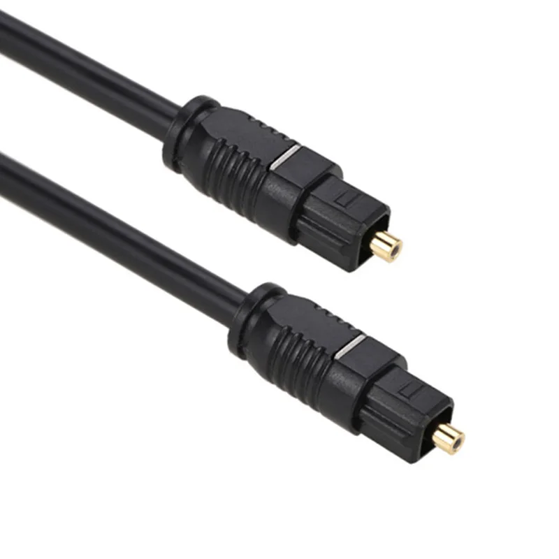 Length: 10m - Digital Fiber Optical Optic Audio Cable SPDIF MD DVD TosLink Gold Plated Lead Cord Connect to DVD CD 1/2/3/5/8/10/15/20/30m
