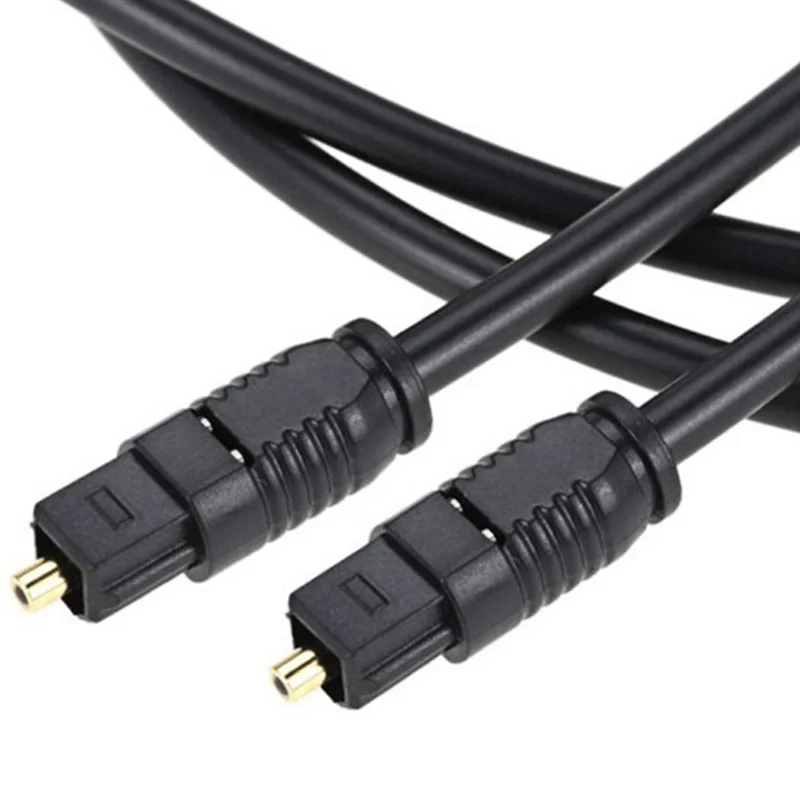 Length: 10m - Digital Fiber Optical Optic Audio Cable SPDIF MD DVD TosLink Gold Plated Lead Cord Connect to DVD CD 1/2/3/5/8/10/15/20/30m
