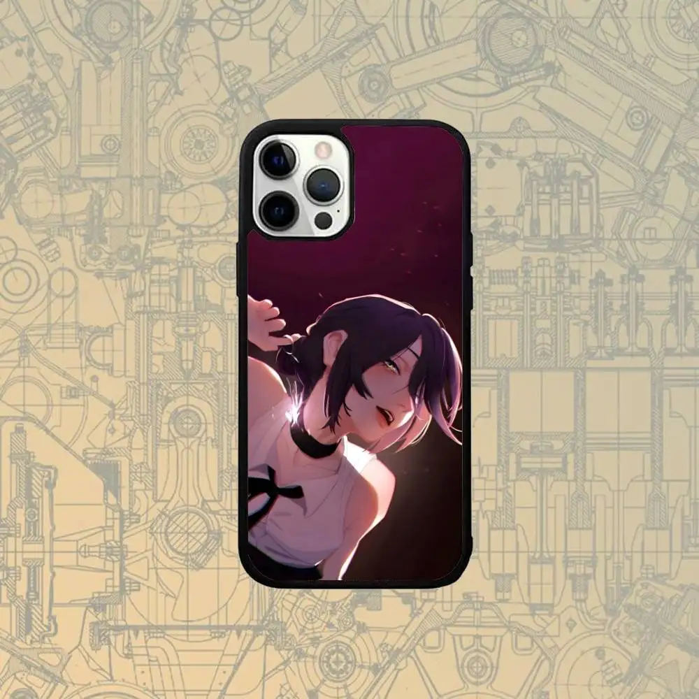 Color: GRAY, Material: aluminum - C-Chainsawman Reze Arc Movie Phone Case For IPhone 17,16,15,Pro,Max,Air,14,Plus,13,12,11 Magesafe Wireless Charge Cover