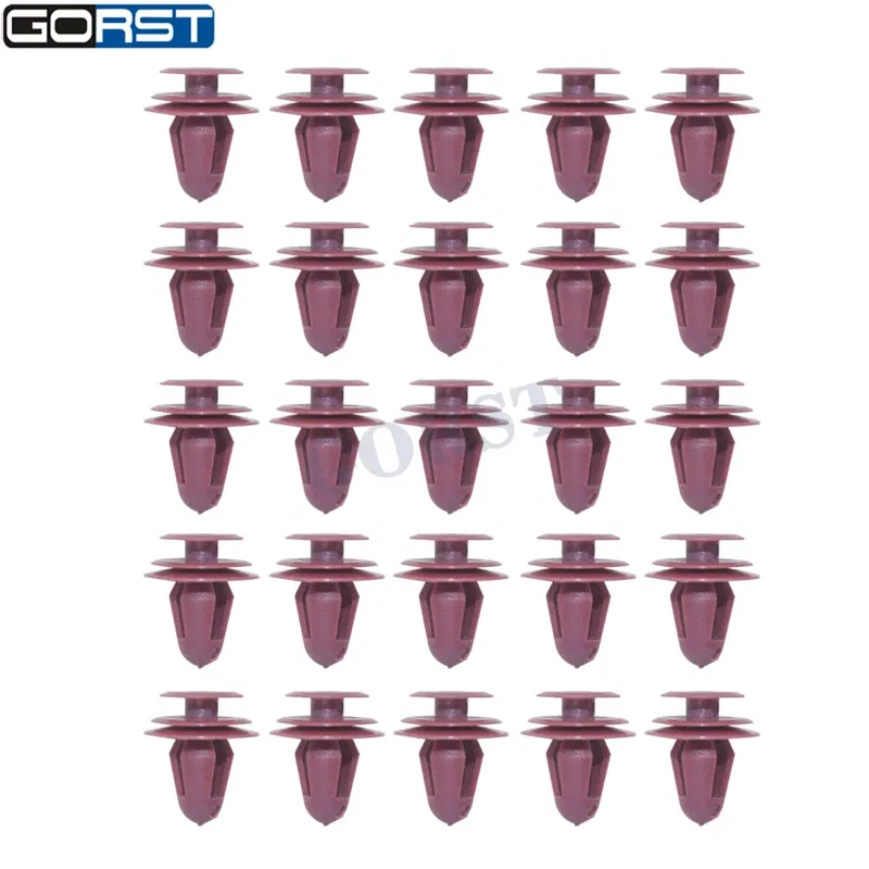 25pcs Retainer Clip Trim Panel Fasteners 67771-12050 Bumper Door Buckle Interior Plastic Rivets 6777112050 for Toyota for Lexus