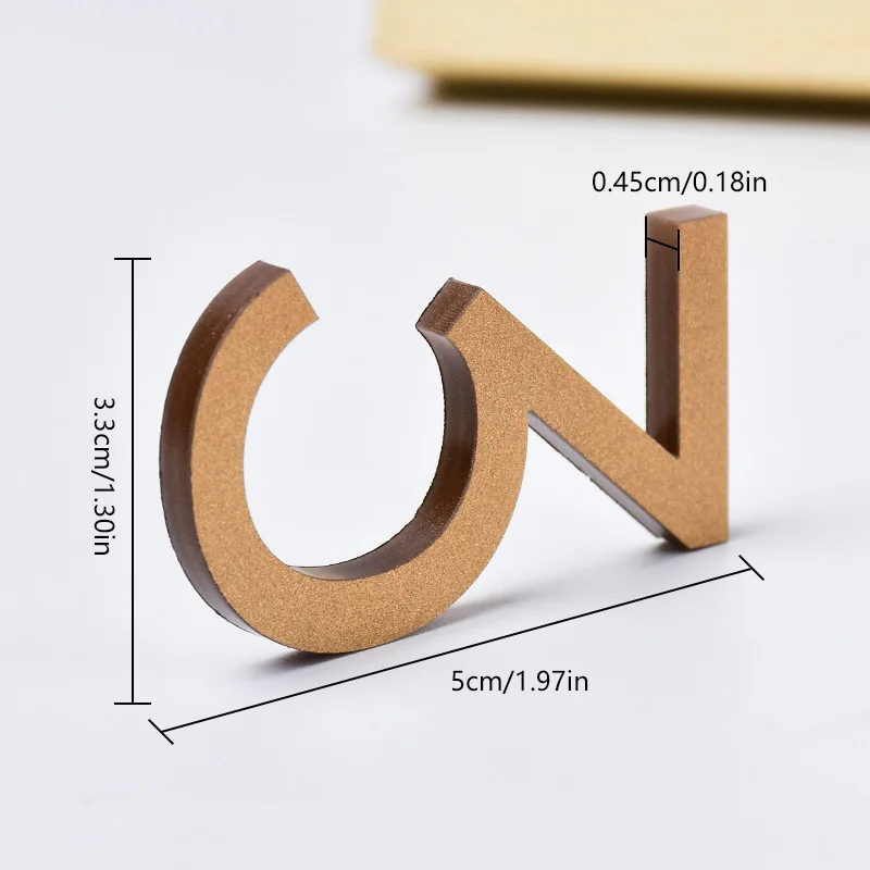 Color: WATER GREEN, Size: 40x30cm - Self Adhesive Address Plaque Mailbox Sign House Address Acrylic Door 3d Number Sticker Plate Number