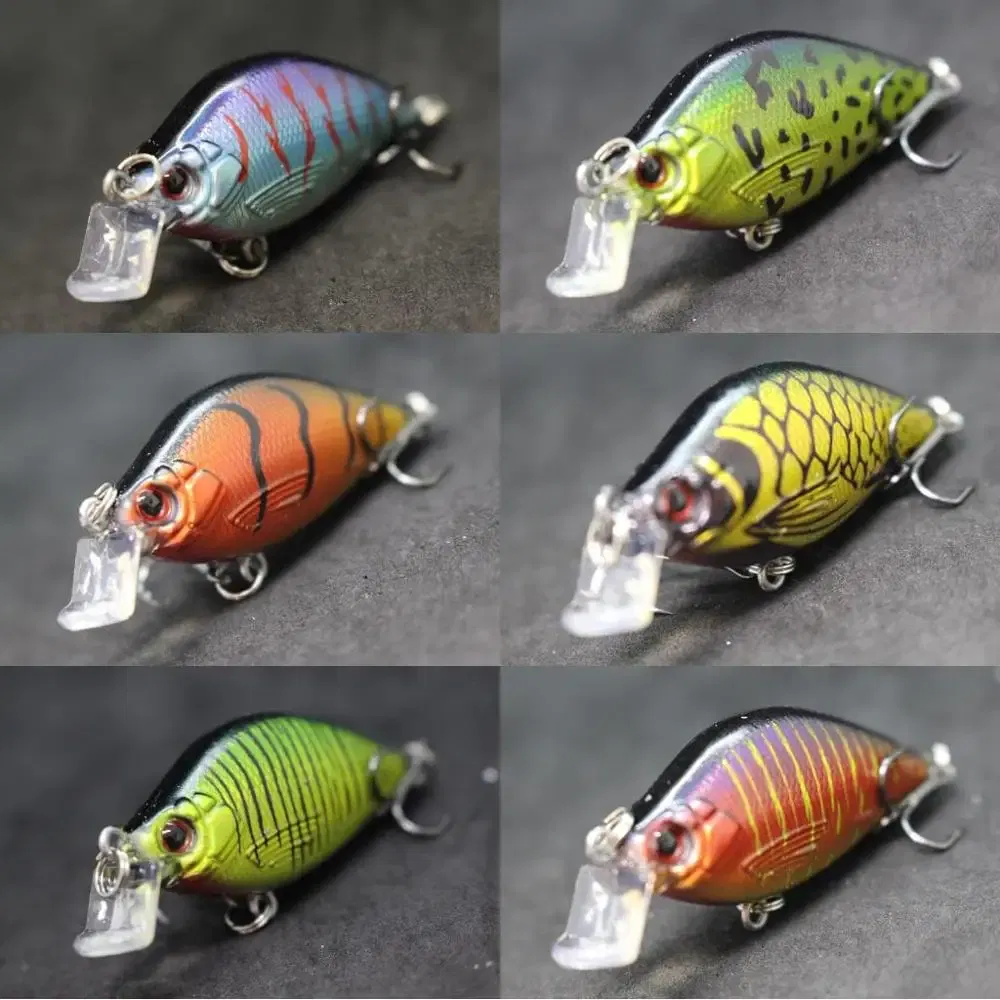 Color: Auburn - wLure Fishing Lures 6.4cm 8.6g Crankbait Wobbler Hard Bait Pike Fishing Carp Artificial Bait 2023 Colors Fake Lure C503
