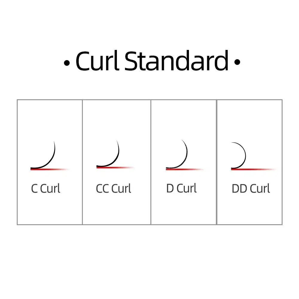 Thickness: 0.07mm, Curl: D, Length: MIX - NAGARAKU 6 Cases Classic Mix Eyelash Extension Natural Soft Supplies Synthetic Mink Individual 7-15 Mix 16 Lines High Quality