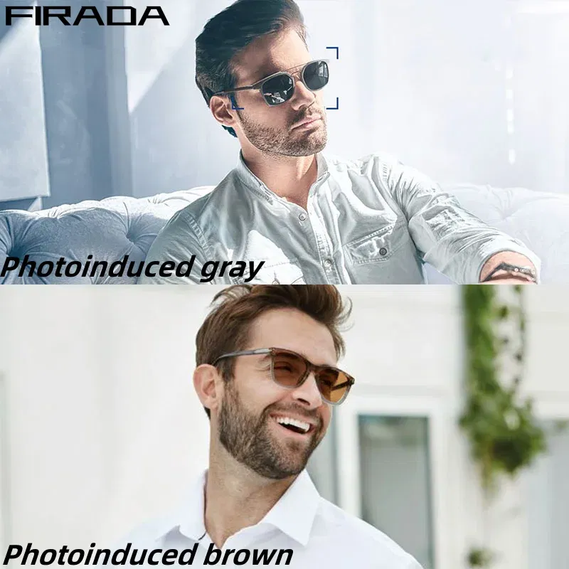 Lenses Color: black, Lens Index: 1.67 - FIRADA 1.56 1.61 1.67 1.74CR-39 Scratch-Resistant Aspherical Optical Prescription Myopia Reading Photochromic Sunglasses Lens
