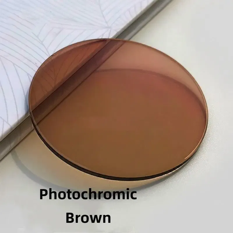 Lenses Color: black, Lens Index: 1.67 - FIRADA 1.56 1.61 1.67 1.74CR-39 Scratch-Resistant Aspherical Optical Prescription Myopia Reading Photochromic Sunglasses Lens