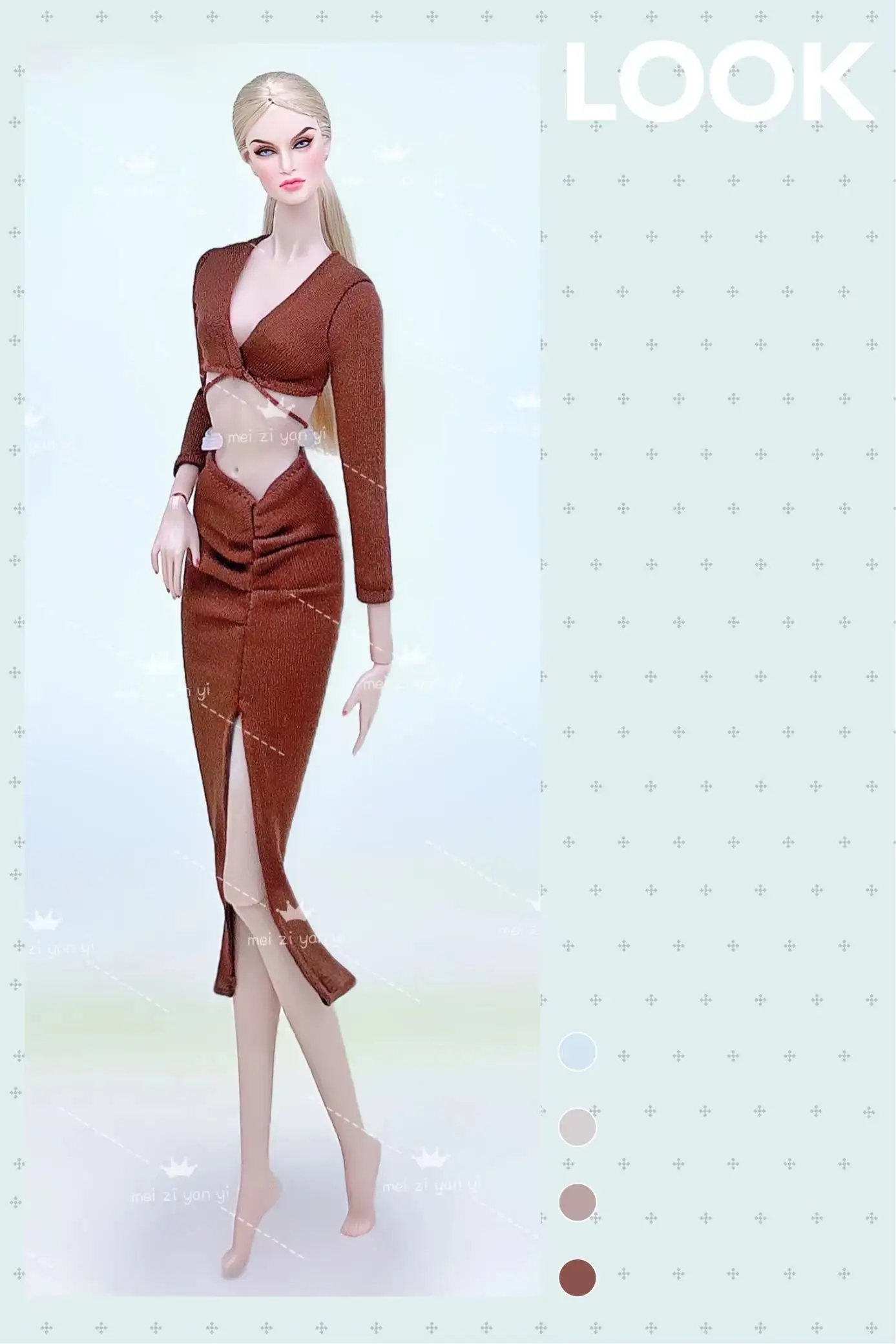 Color: Red - fashion outfits Collector's Edition case for barbie wedding dress Doll clothes Princess Cute Birthday Children's Day Gift Girl