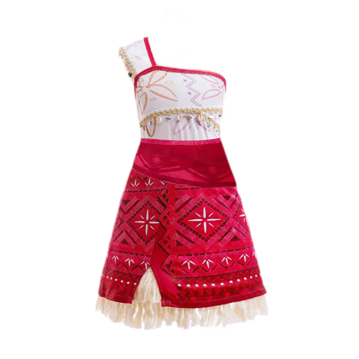 Color: SKY BLUE, Kid Size: 17 - Disney Movie Moana 2 Girl Dress Cosplay Party Costume Ocean Adventure Princess Fancy Clothes Children Vaiana Outfit Dress