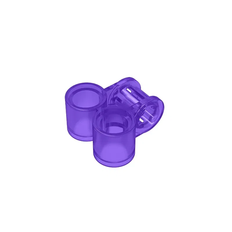 Color: DARK GRAY - Gobricks GDS-927 Technical, Axle and Pin Connector Perpendicular Double compatible with lego 32291 pieces of children's DIY